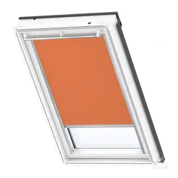 VELUX Verdunkelungs-Rollo Duo DFD UK04 4564SWL Orange/Weiß, weiß