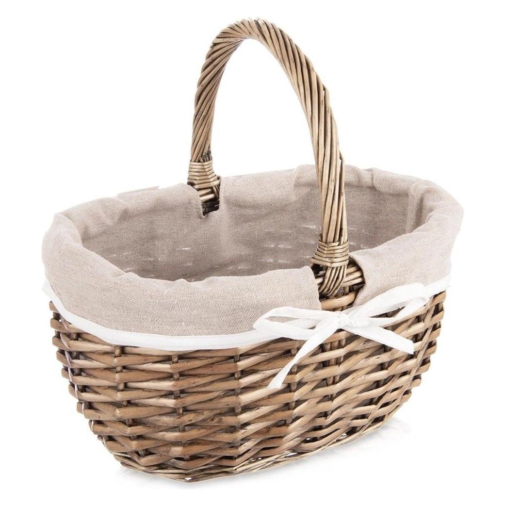 Lumarko Picknickkorb aus Weide 32,5 x 24 x 32 cm ORION - geräumig und vielseitig (64938131)