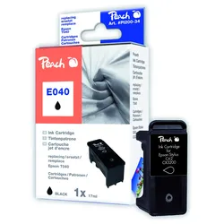 Peach Tintenpatrone schwarz kompatibel zu  T040BK, C13T04014010