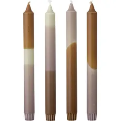 Dip Dye Kerzen 4 St.