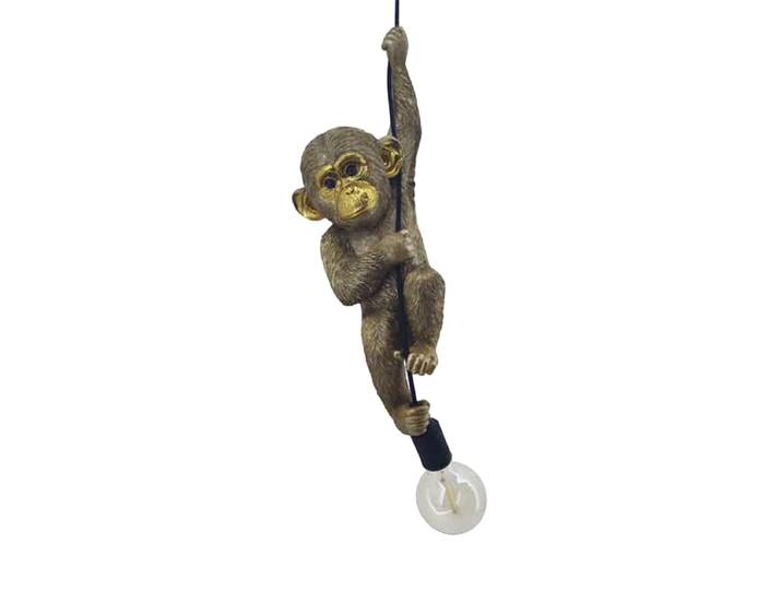 Design Pendellampe „Monkey“ Gold Invicta Interiors