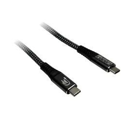 Inter-Tech 88885672 USB Kabel USB 3.2 Gen 2x2 3 m USB C 20 Gbit/s 240 W Schwarz