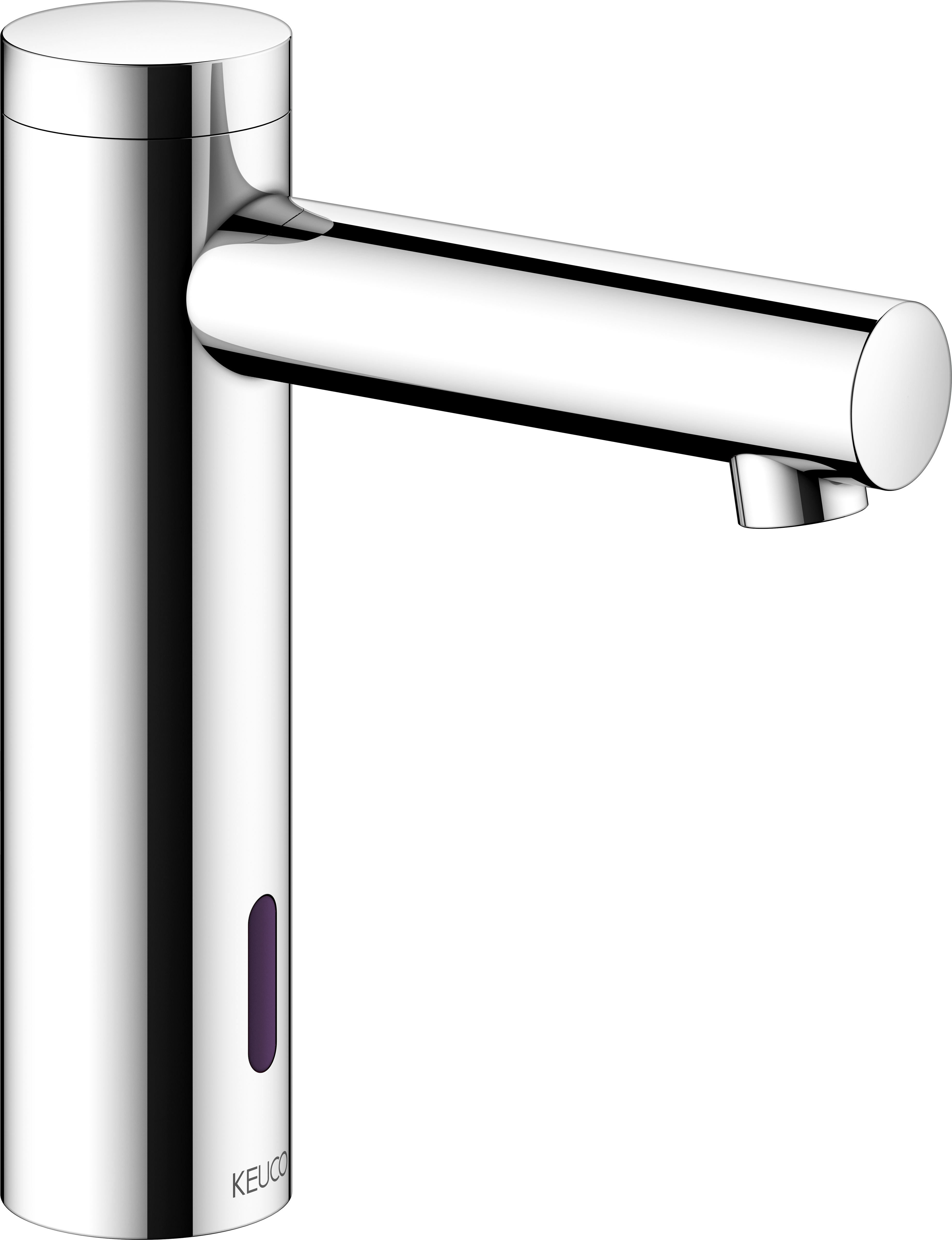 Keuco IXMO électronique mitigeur lavabo 59512011140 chromé, saillie 124mm