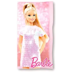 COFI 1453 Barbie Poolhandtuch Farbenfrohes Strandtuch für kleine Fans, 70cm x 140cm