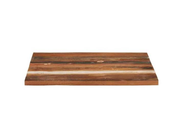 Tischplatte Quadratisch 70x70 cm, Massivholz aus Recycling, 25-27 mm Recycling-Massivholz, Mangoholz, Teak-Mischung, rustikaler Charme, leicht zu reinigen, für Tische und Regale