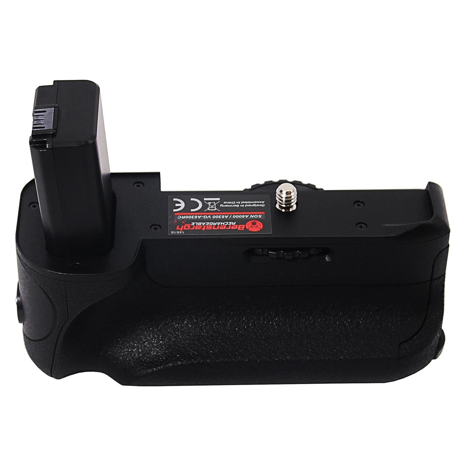 Berenstargh Batteriegriff VG-A6300 für Sony A6000 A6300 A6400 für NP-FW50 Akku inkl. Fernbedienung (Batteriegriff) (61064260)