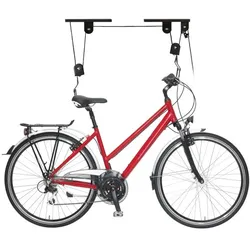Relaxdays 3x Fahrradlift für die Decke Schwarz