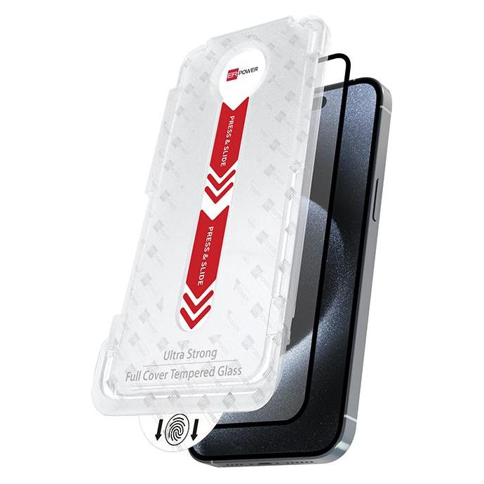 ER Case ER POWER Protective glass FC iPhone 16 Pro Max 6.7" Easy Install (Apple iPhone 16 Pro Max) (ERGSFCBAPIP16PM67)