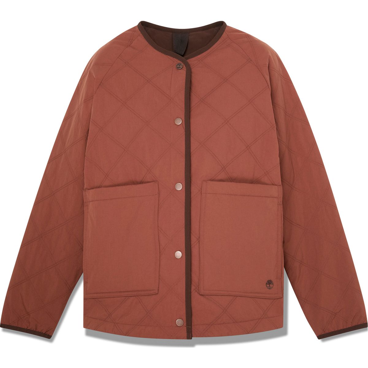 Timberland Womens Water Repellent Quilted Jacket brownout S TBC0YH4SAIM1-S