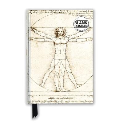 Premium Notizbuch Blank DIN A5: Leonardo da Vinci, Vitruvianischer Mensch, Nonbook von Flame Tree Publishing, Brown Trout-Auslieferer Flechsig,