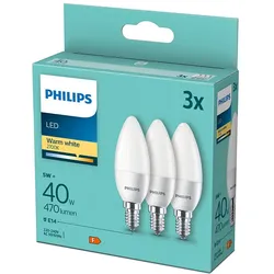 LED Lampe 40W E14 802-60124 dreierpack