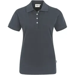 Damen Poloshirt Stretch "222" - S - anthrazit