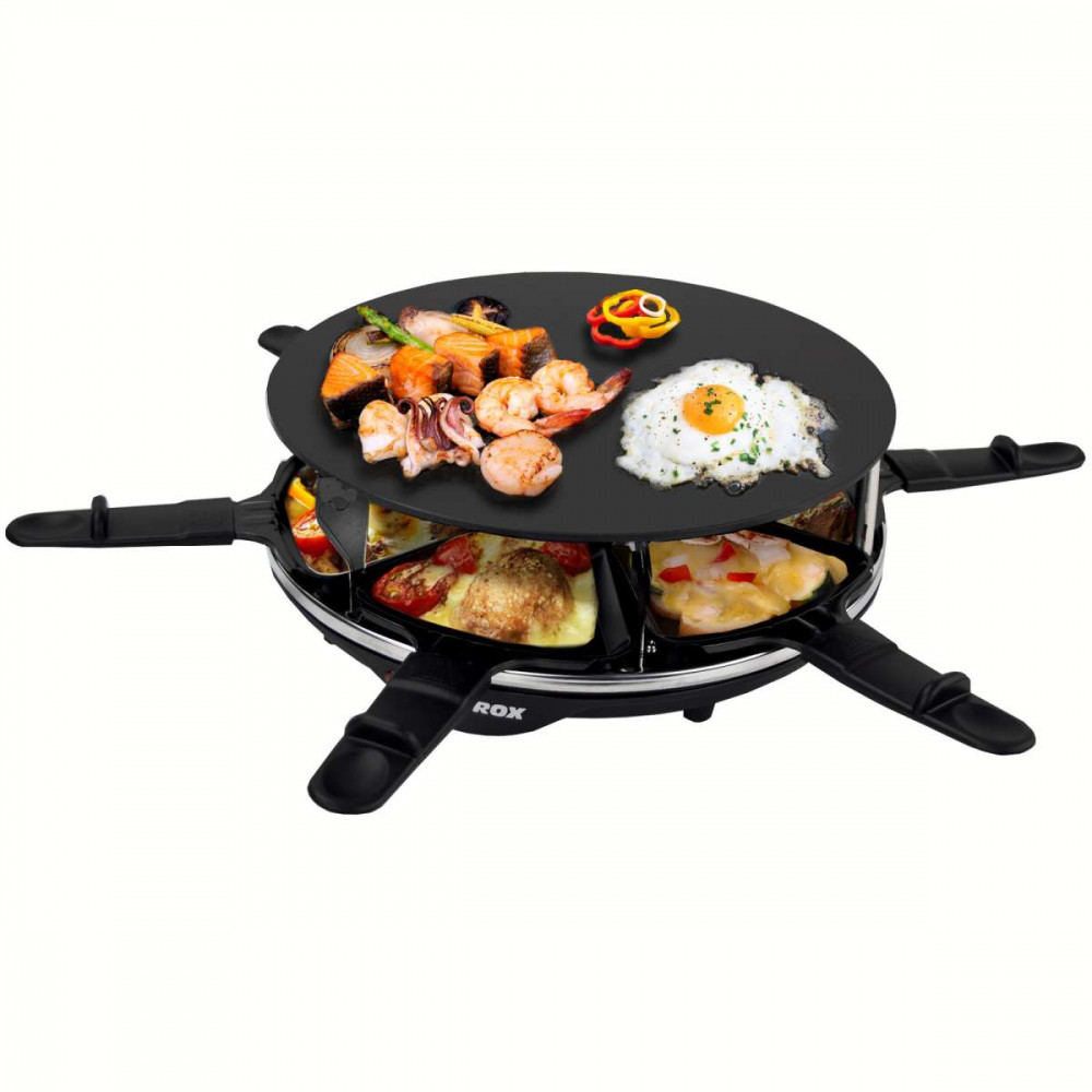 Syntrox Germany Raclette voor 6 personen met antiaanbaklaag