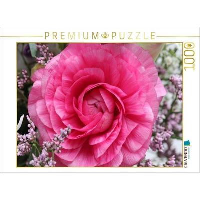CALVENDO Puzzle Perfekte Ranunkelblüte | 1000 Teile Lege-Größe 64x48cm Foto-Puzzle für glückliche Stunden