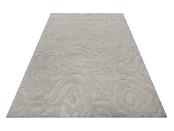 Teppich ESPRIT Bay Edition ESP-39869 , grau, B:80cm H:8mm L:150cm, Polyester, Teppiche, Teppich, modern, mit Hoch-Tief Struktur, Wohn-, Schlafzimmer