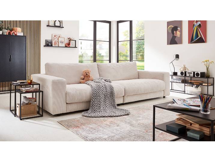 Cord Big Sofa Candy Seventies Vintage XXL