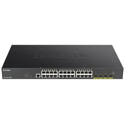 D-Link DGS-1250-28XMP/E, 28-Port Smart Managed PoE+ Gigabit Switch