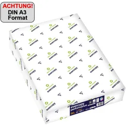 Clairefontaine, Kopierpapier, Evercopy Performance weiss, Pack à 500 Blatt (A3, 500 Blätter, 80 g/m2)