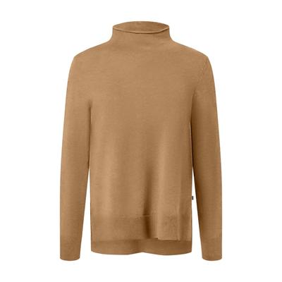 Strickpullover MAERZ MUENCHEN "Maerz Muenchen 324500 Strickpullover Damen Bekleidung", Damen, Gr. 40, beige, 100% Wolle, Pullover Strickpullover