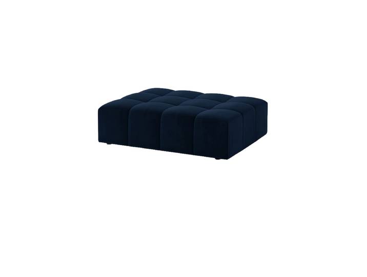 Design Sitzpouf „Chicago“ Samt Königsblau chosen by Bloomingloft