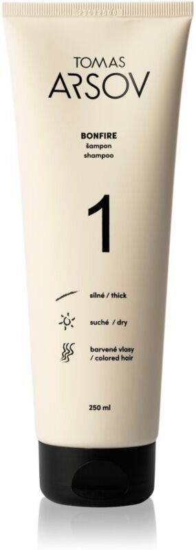 Tomas Arsov Bonfire Shampoo shampoing hydratant protecteur de couleur pour cheveux abîmés et colorés 250 ml