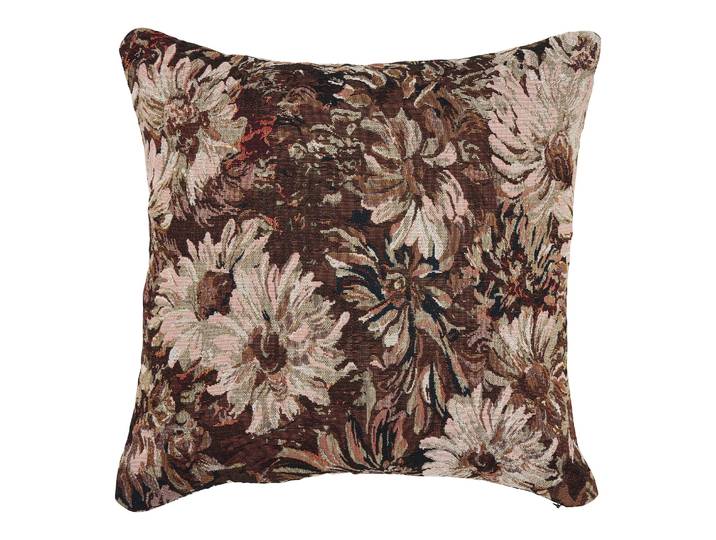 HOUSE NORDIC Kissen NADI 45x45cm rotbraun bedruckt