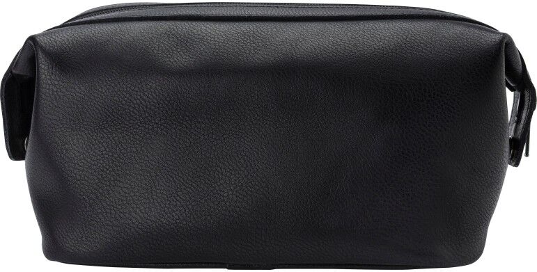 Trousse de toilette en cuir - Flynn noir