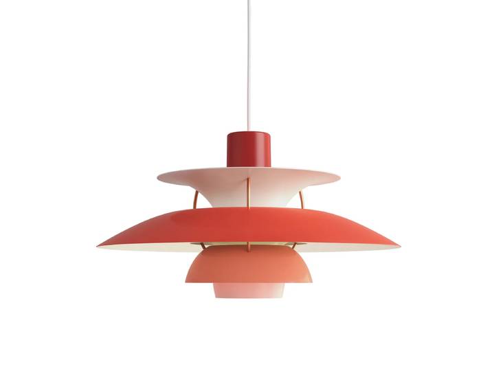 Louis Poulsen - PH 5 Pendelleuchte, hues of red