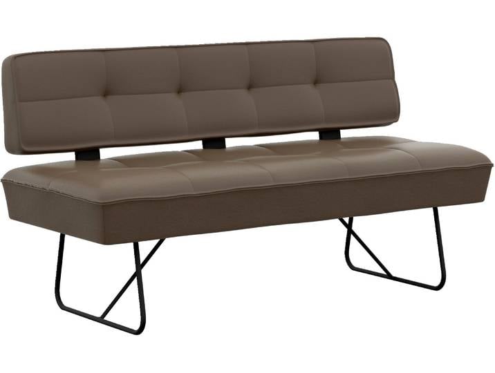 Moderano Sitzbank MARS, grau, Leder