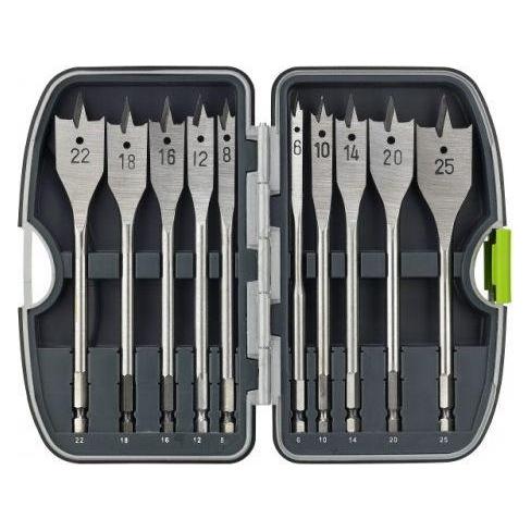 Shots drill for wood for hexagonal blades 6 10 12 14 16 8 18 20 22 25 mm set (201430105) (10 Millimeter, 12 Millimeter, 14 Millimeter, 16 Millimeter, 18 Millimeter, 25 Millimeter, 4-22 Millimeter, 6 Millimeter, 8 Millimeter, bis 20 Millimeter) (21227354)