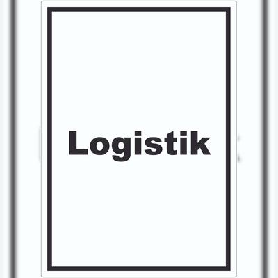 HB-Druck Logistik Aufkleber mit Text Transport Versand hochkant A2 (420x594mm)