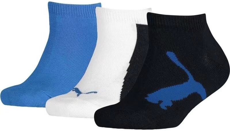 Pack 3 Pares De Calcetines Tobilleros Deportivos Puma Azul 31-33 Unisex
