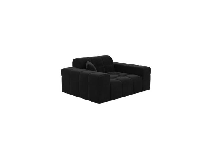Design Loungesessel „Bloom“ mit Samtbezug Samtbezug Schwarz BLOOMINGLOFT Collection
