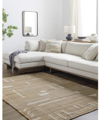 Livabliss Neo Casual Abstract Jute Area Rug