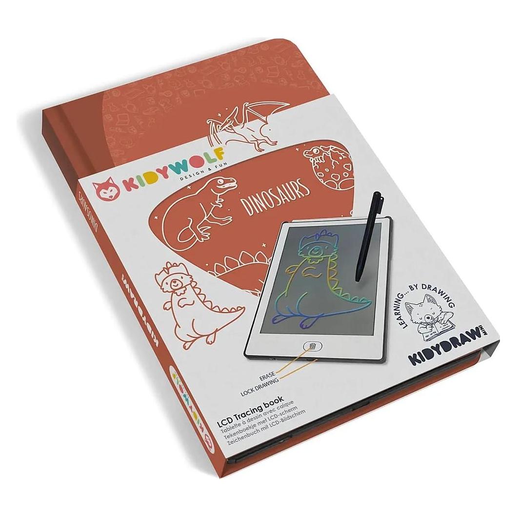 Kidywolf Leuchtende Designtafel mini Dino (KIDYDRAW-MINI-DIN)