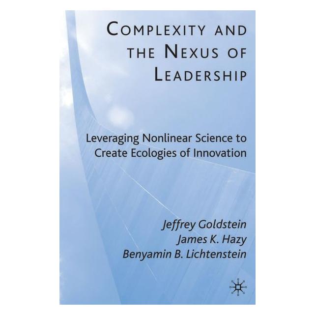 Palgrave Macmillan Goldstein:Complexity and the Nexus of L (Englisch, Hardcover, B Lichtenstein, J Hazy, J. Goldstein) (63042634)