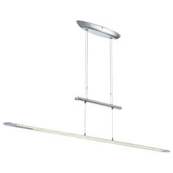 Hängeleuchte 21 Watt LED Pendellampe Deckenleuchte höhenverstellbar Lampe Chrom Globo 68042