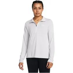 UNDER ARMOUR Tech Twist 1/2-Zip Sportshirt Damen 014 - halo gray/white XS