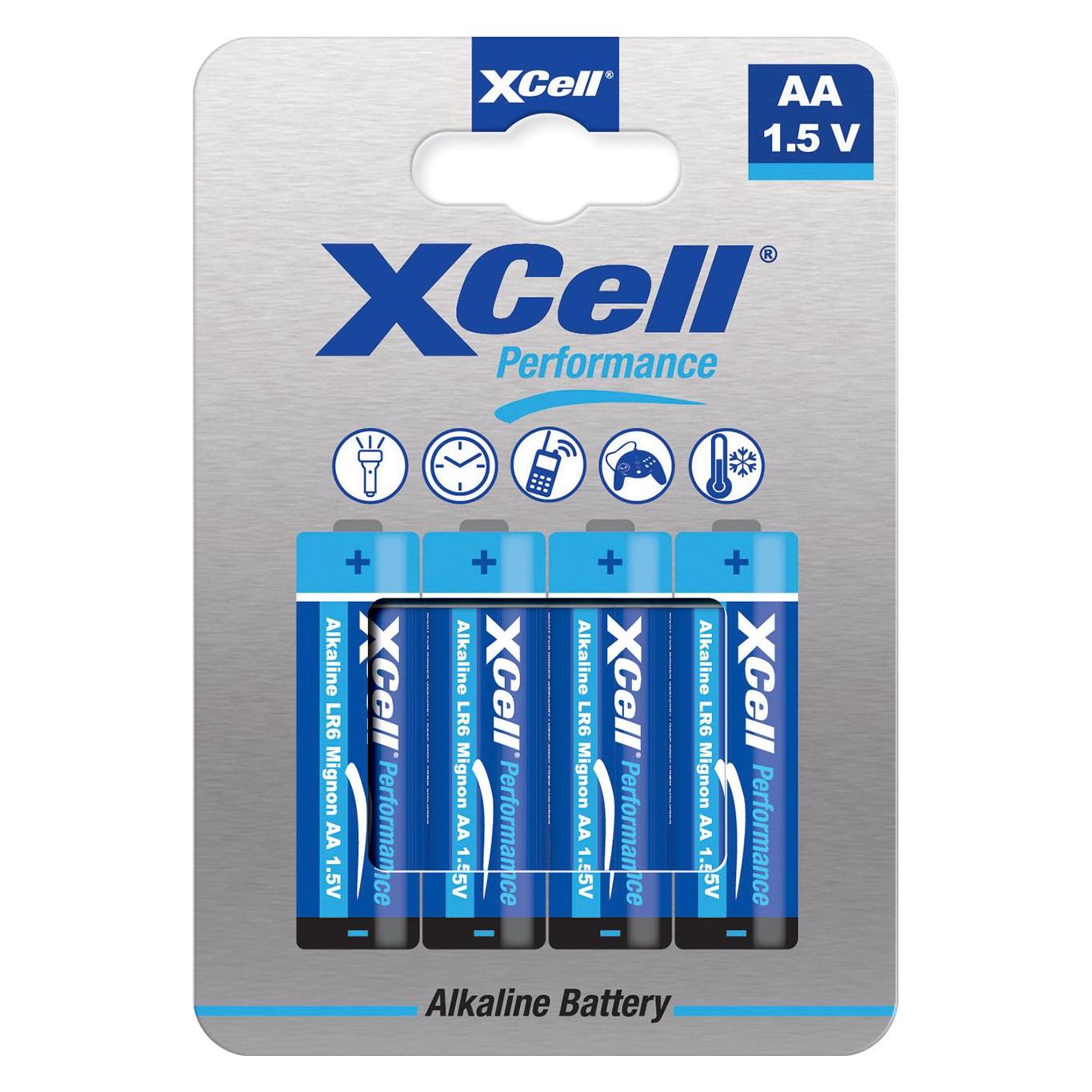 XCell AA LR6 4er Pappblister (4 Stk., AA, 2900 mAh) (136150)