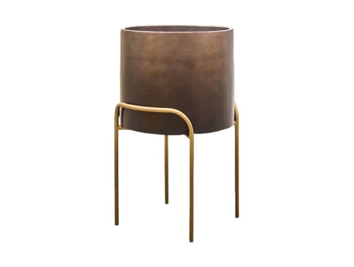 Hochwertiger Blumentopf „Gradient Elevated“, verschiedene Grössen Coffee matt Baq Design