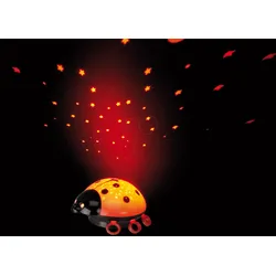 ANS STERNENLICHT - Nachtleuchte Sternenlicht, rund, rot, schwarz