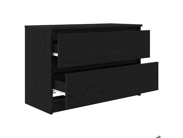 NEUF Armoire TV - Noir - Meuble TV - TABLE TV - noir 80x35x54 cm - bois d'ingénierie TT5271