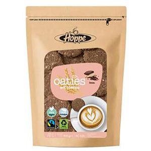 Hoppe Kekse Oaties Hafergebäck Kakao, laktosefrei, vegan & fairtrade, 900 g, 110 Stück