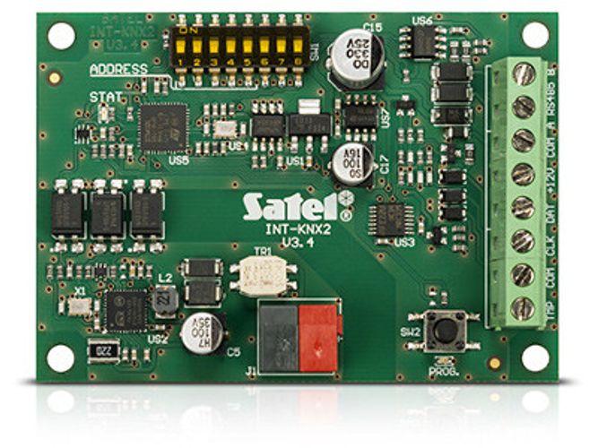 Satel INT-KNX-2, Relaismodul, Alarmempfänger, Grün, CE, 12 V, 50 mA