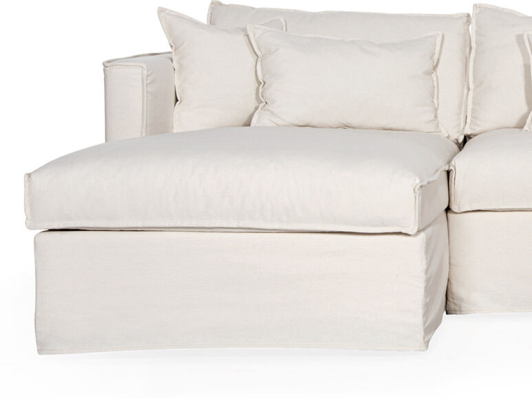 SoffaDirekt Klädsel Milford Bäddsoffa Divan Vänster Beige