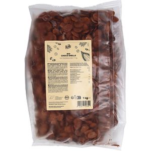KoRo Cornflakes Choco Shells, 1 kg , BIO, ohne Zuckerzusatz, mit Kakaopulver, aus Getreide