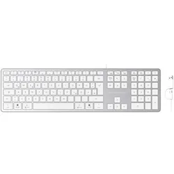 Conceptronic KAYNE02WDE - Tastatur | Silber - Neu
