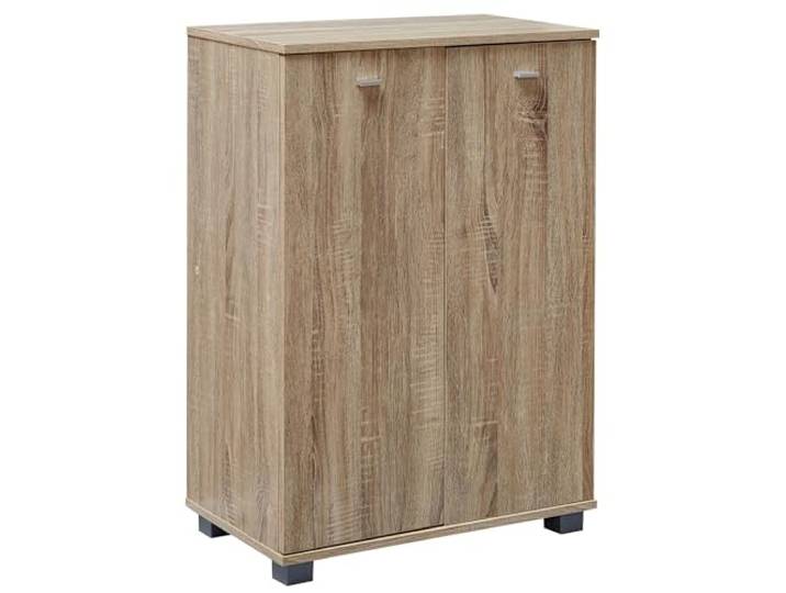 Wohnling Schuhschrank Nimes 60x35x90 cm Sonoma, 4 Fächer 12 Paar Schuhe