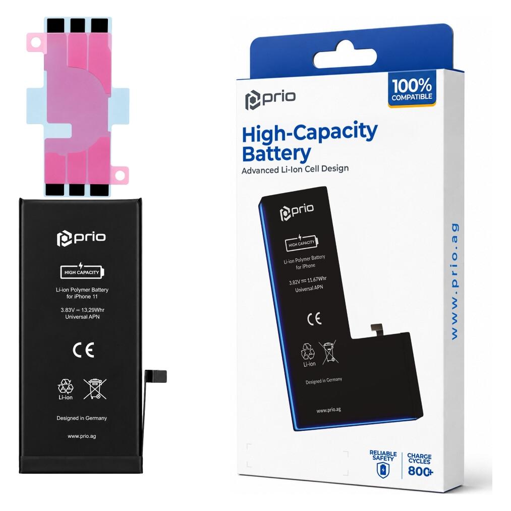 prio Hochleistungsakku für iPhone 11 (3470 mAh) - Universal APN - (PBA-1506)