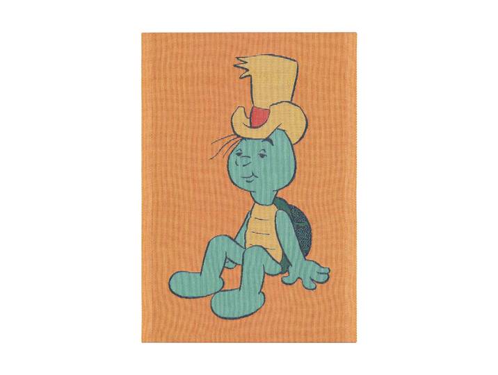 Ekelund Linneväveri Torchon de cuisine Skalman 35x50 cm Rouge orangé